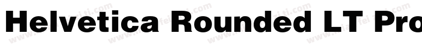 Helvetica Rounded LT Pro Black字体转换